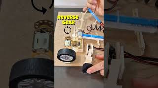 Reverse gear mechanism dcgearmotor dcmotor tech diy youtubeshorts [upl. by Eiramalegna]