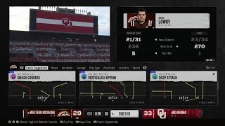 CFB25  WMU v Oklahoma Ending [upl. by Nylzaj714]