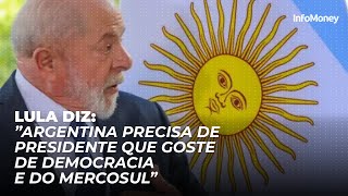 Lula quotArgentina precisa de presidente que goste de democraciaquot [upl. by Yuma]