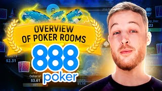 Review of 888 poker Pros and cons  Overview of poker rooms [upl. by Audrye60]