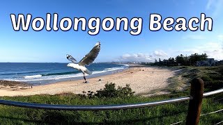 Walking Around Wollongong Beach  Beautiful Wollongong City Beach  Wollongong NSW Australia [upl. by Raskind]