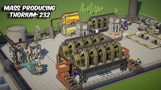 Thorium 232 Production  Actinide Processing Plant  HBMs Nuclear Tech Mod [upl. by Beore]