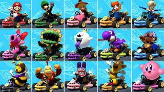 Mario Kart 8 Deluxe  All Characters Select Mega Pack [upl. by Ellenaj]