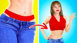 AMAZING CLOTHES HACKS  Creative and Easy Ideas to Upgrade Your Wardrobe by 123 GO Genius [upl. by Wenger505]