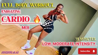 DAY 01 of ULTIMATE FULLBODY WORKOUT SERIES lowModerate intensity ENERGIZING CARDIO MIX🔥 [upl. by Ribble171]