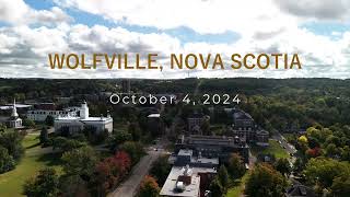 DJI AIR 3 Flight in Wolfville  Nova Scotia  Canada [upl. by Anile]