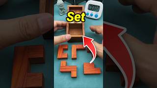 Set all wooden blocks in box mini wood toywood working art skillshand craft ideas shorts [upl. by Udenihc]