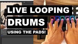 How to Play Drums on the Pads While Live Looping  Arturia Minilab MKII  Ableton Live [upl. by Matthiew166]