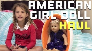 Huge American Girl Doll Haul [upl. by Hayotal944]