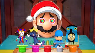 Mario Party Superstars All Minigames  Pomni Vs Thomas Vs POCOYO Vs Tom Master Difficulty [upl. by Nelsen]