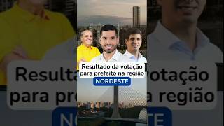 RESULTADO VOTAÇÃO GRANDES CIDADES DO NORDESTE [upl. by Arikahc]