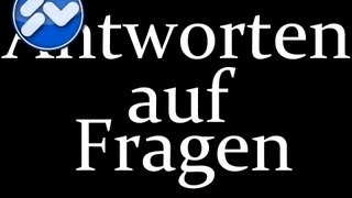 Antworten auf Ihre Fragen 2 [upl. by Ainnat575]