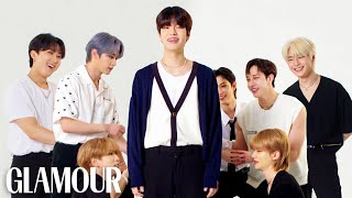 Stray Kids Take a Friendship Test  Glamour [upl. by Sanson]