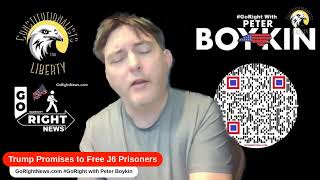 Trump Promises to Free J6 Prisoners on His First Day in Office [upl. by Olegnad752]