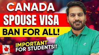 Canada Spouse Visa Big Update  Canada New Update  Canada Student Visa Updates 2024 [upl. by Nnateragram103]