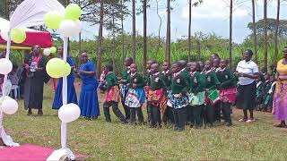 Grade 3 performing a traditional dance led by tr Metrine [upl. by Boyden]