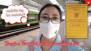 HOW TO GET A VACCINE PASSPORT 2022VACCINE PASSPORT IN THAILAND [upl. by Libb]