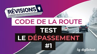 Code de la route  Test sur le dépassement correction [upl. by Eilrebmik]