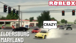 THIS NEW ROBLOX CAR ROLEPLAYING GAME IS CRAZY AWESOME Roblox Eldersburg Maryland BETA [upl. by Lodmilla344]