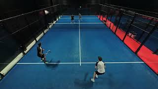 Padelmatch Daniel amp Kristian vs Hallvard amp Torbjørn sett 2 [upl. by Hocker]