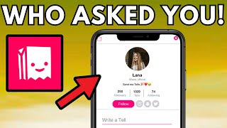 How To Know Who Asked You On Tellonym [upl. by Devol]