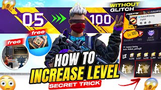 How To Increase Fast Level Up 😕 Without Using Glitch 🥴 Garena Free Fire [upl. by Nylcoj]