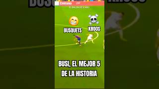 BUSQUETS EL MEJOR 5 DE LA HISTORIA De Guardiola a Del Bosque riquelme xavi unzue fcbarcelona [upl. by Sheela]