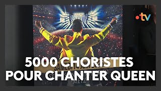 Spectacle  5000 choristes pour chanter Queen le 14 juin 2025 au stade SaintSymphorien [upl. by Valera]