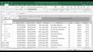 Excel  1 Basique  Cours Introduction aux bases de données [upl. by Funda]