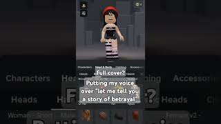 Voice revealFull cover music realvoice realvoicereveal roblox dti lina temptation [upl. by Sax]