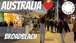 Broadbeach  Gold Coast Queensland 4k  🇦🇺 Blues On Broadbeach 2023 [upl. by Ednutabab]