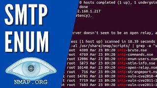 Nmap  SMTP Enumeration [upl. by Annamaria]