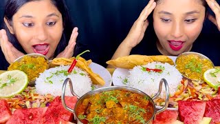 Itni Buri Tarah se Kaun Harta h🤣Eating Challenge Soybean Curry🍛Bengun Bharta with RiceBig Bites [upl. by Billy]