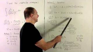 Integration with Partial Fractions 4  Repeated Quadratic Factors [upl. by Formica]