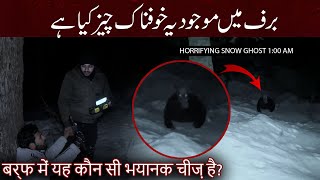 Horrifying Snow Ghost😨 Scary footage Real Scary Paranormal Activity  Woh Kya Hoga Horror Show [upl. by Thurmann]