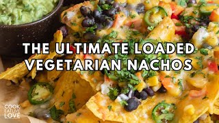 BEST Loaded Nachos Vegetarian [upl. by Assenat211]