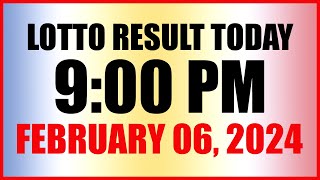 Lotto Result Today 9pm Draw February 6 2024 Swertres Ez2 Pcso [upl. by Anoiuq]