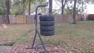 DIY Heavy Bag made from tires [upl. by Wehttan629]