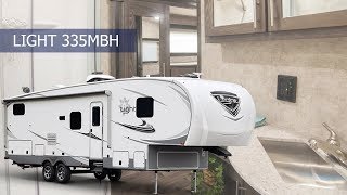 Pet friendly 5th wheel under 10k pounds  The Light 335MBH [upl. by Atat]