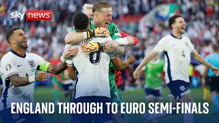 Euro 2024 Flawless penalty shootout secures Englands place in Euro semifinals [upl. by Marika]