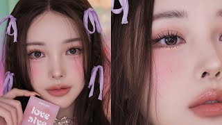 🍫KPOP  KIDOL INSPIRED VALENTINE’S DAY MAKEUP LOOK 로맨틱한 발렌타인 데이 메이크업 룩 💕 [upl. by Elrem]