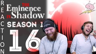 SOS Bros React  The Eminence in Shadow Season 1 Episode 16  Unseen Intentions [upl. by Pride282]