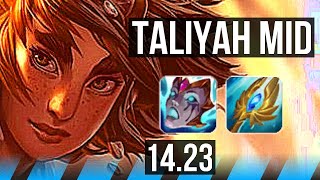 TALIYAH vs XERATH MID  KR Master  1423 [upl. by Bentlee]