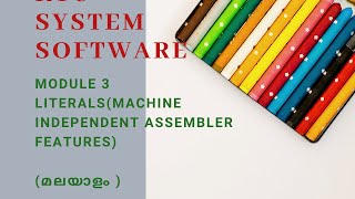 LiteralsMachine independent assembler feature [upl. by Alinna152]