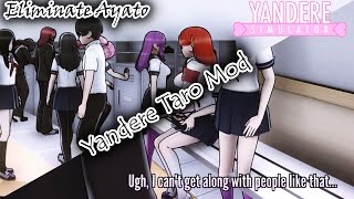 Yandere Taro Mod  Eliminate Ayato  Yandere Simulator [upl. by Yelkrab823]