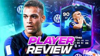 90 UCL RTTF MARTINEZ SBC PLAYER REVIEW  ROAD TO THE FINAL  FC 24 Ultimate Team [upl. by Anneirda923]