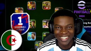 ALGERIAS NO1 🇩🇿 vs MACKIE PES HD  eFOOTBALL 2024 [upl. by Menis353]