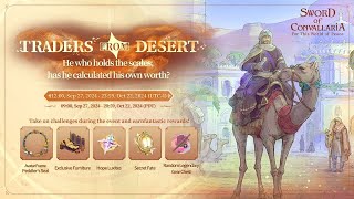 ENID YTTTV 🔴LIVE Sword of Convallaria Event  Traders From Desert 3 [upl. by Akire653]