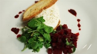 How To Make A Goats Cheese Mousse With Pickled Beetroot Salad Simply Gourmet [upl. by Lawton]