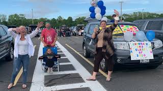 RIverhead High School Class Of 2020 Parade [upl. by Saitam]